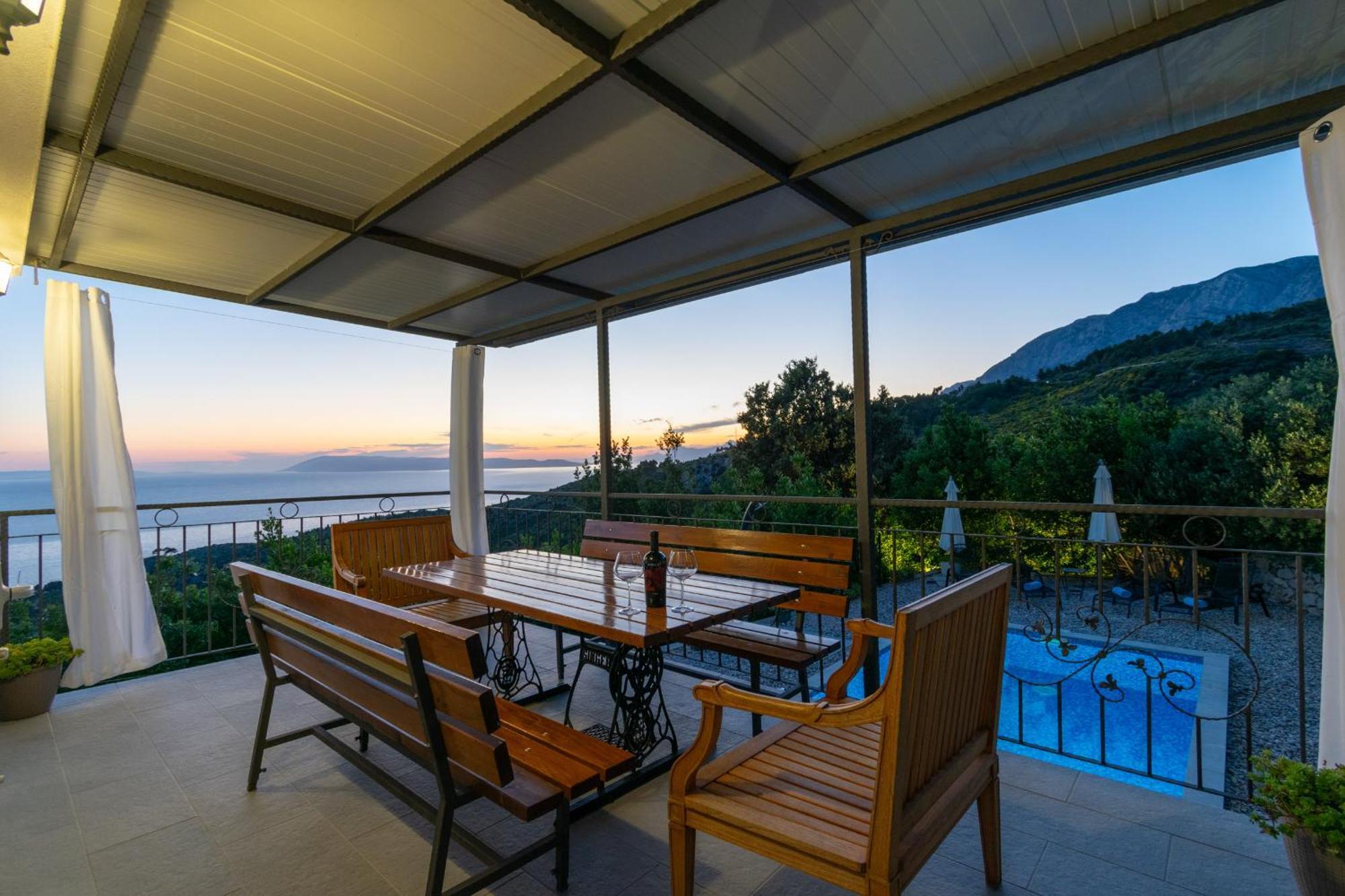 Villa With Sea View พอดโกรา ภายนอก รูปภาพ