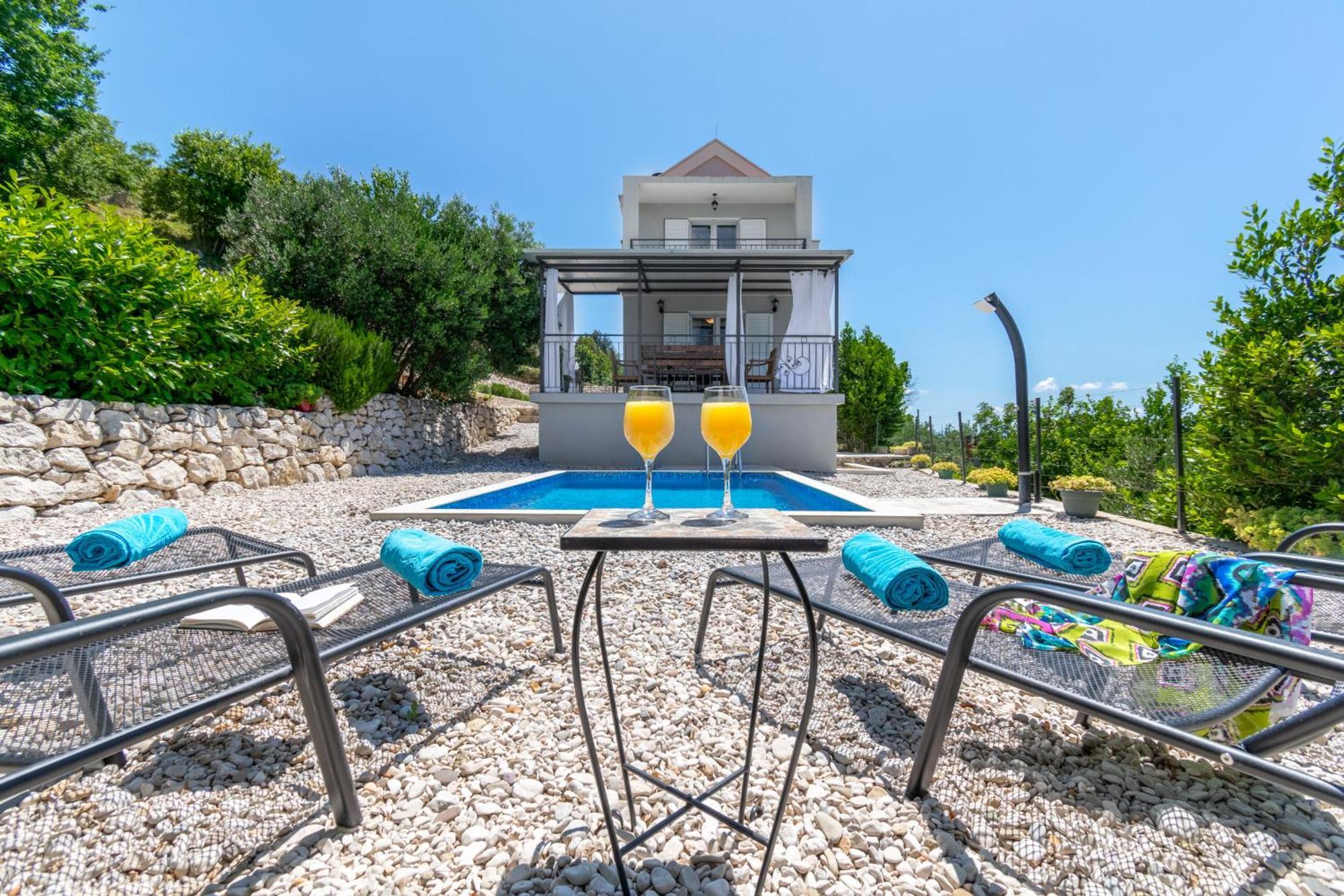 Villa With Sea View พอดโกรา ภายนอก รูปภาพ