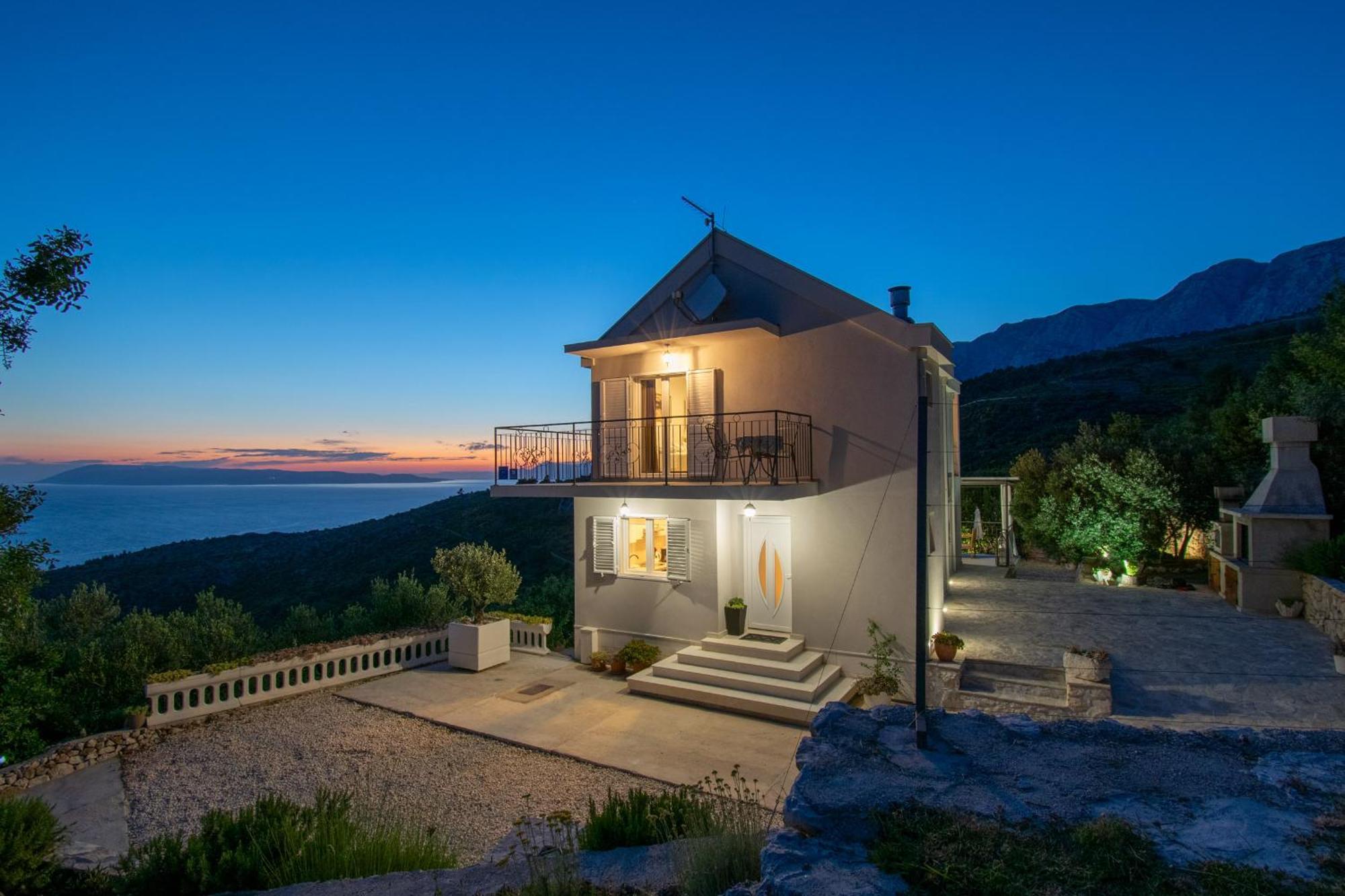 Villa With Sea View พอดโกรา ภายนอก รูปภาพ
